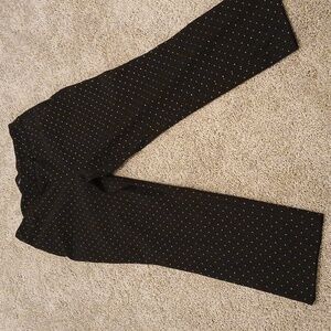 Super cute silver and black dress pants